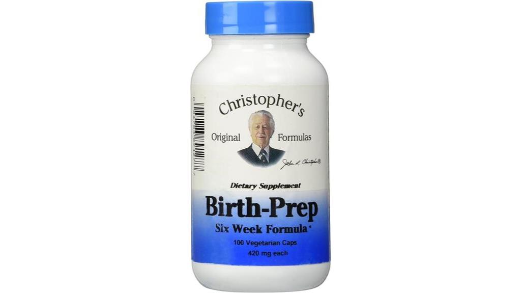 expectant mothers birth prep capsules